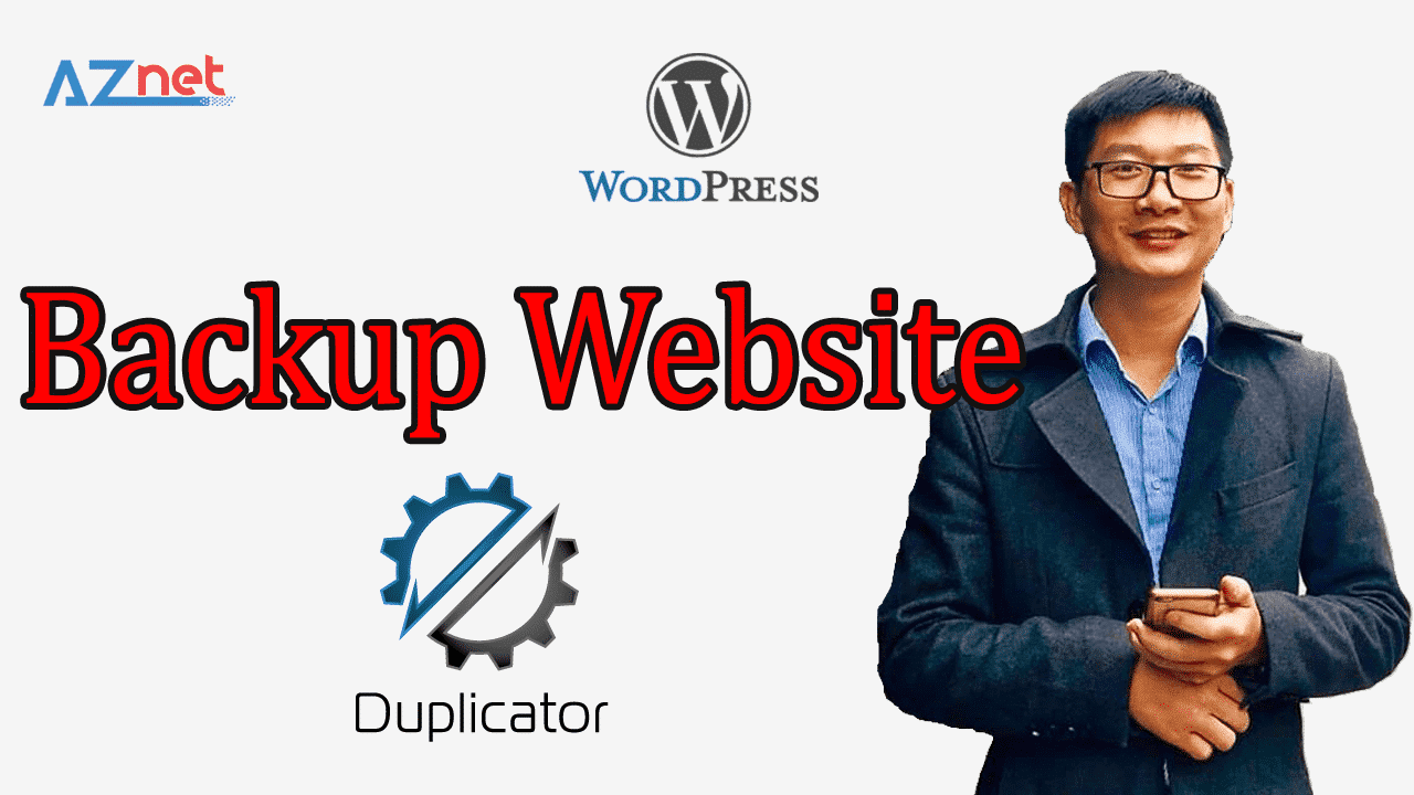 Cach Backup Website Wordpress