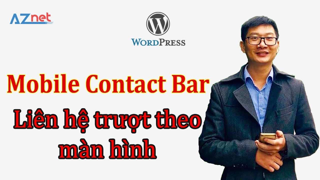 mobile contact bar tao lien he truot theo man hinh cho website wordpress
