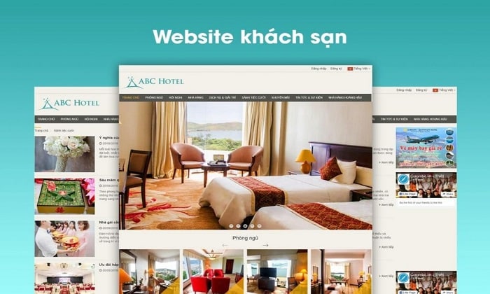 thiet ke website khach san 1
