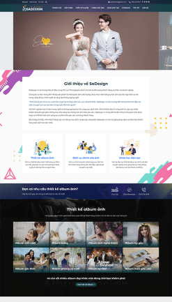Học Thiết Kế Đồ Họa - Mẫu website của trung tâm thiết kế đồ họa